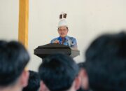 Wagub Ingkong Ala Letakkan Batu Pertama Pembangunan Gedung Serbaguna SMTK Long Bia