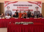 Polda Kaltara Melaksanakan Pemusnahan 12.123,55 Gram Sabu