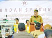 Wagub Bersama Tokoh Agama Letakkan Batu Pertama Pembangunan Rumah Pastori Gereja Toraja