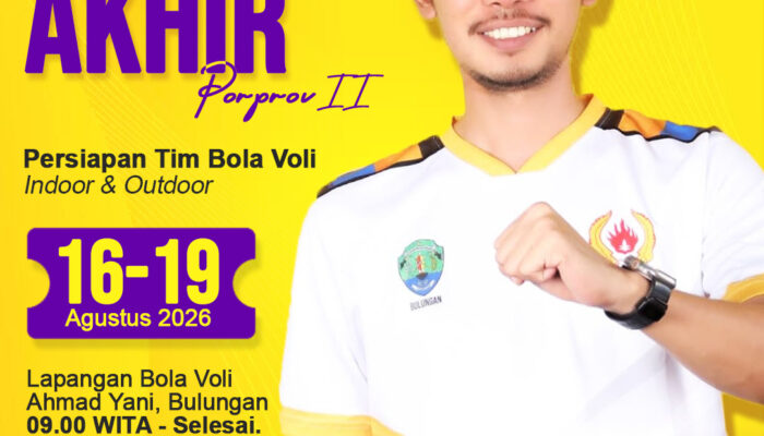 PBVSI Bulungan Lakukan Seleksi Menuju Porprov II Kaltara Malinau 2026, Targetkan Medali Emas